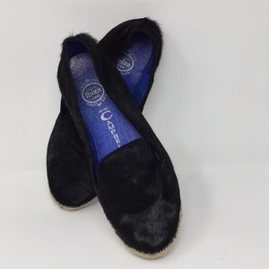 Jeffrey Campbell Black Pony Hair Espadrille 8.5